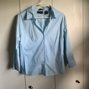 Blue Button Down Blouse
